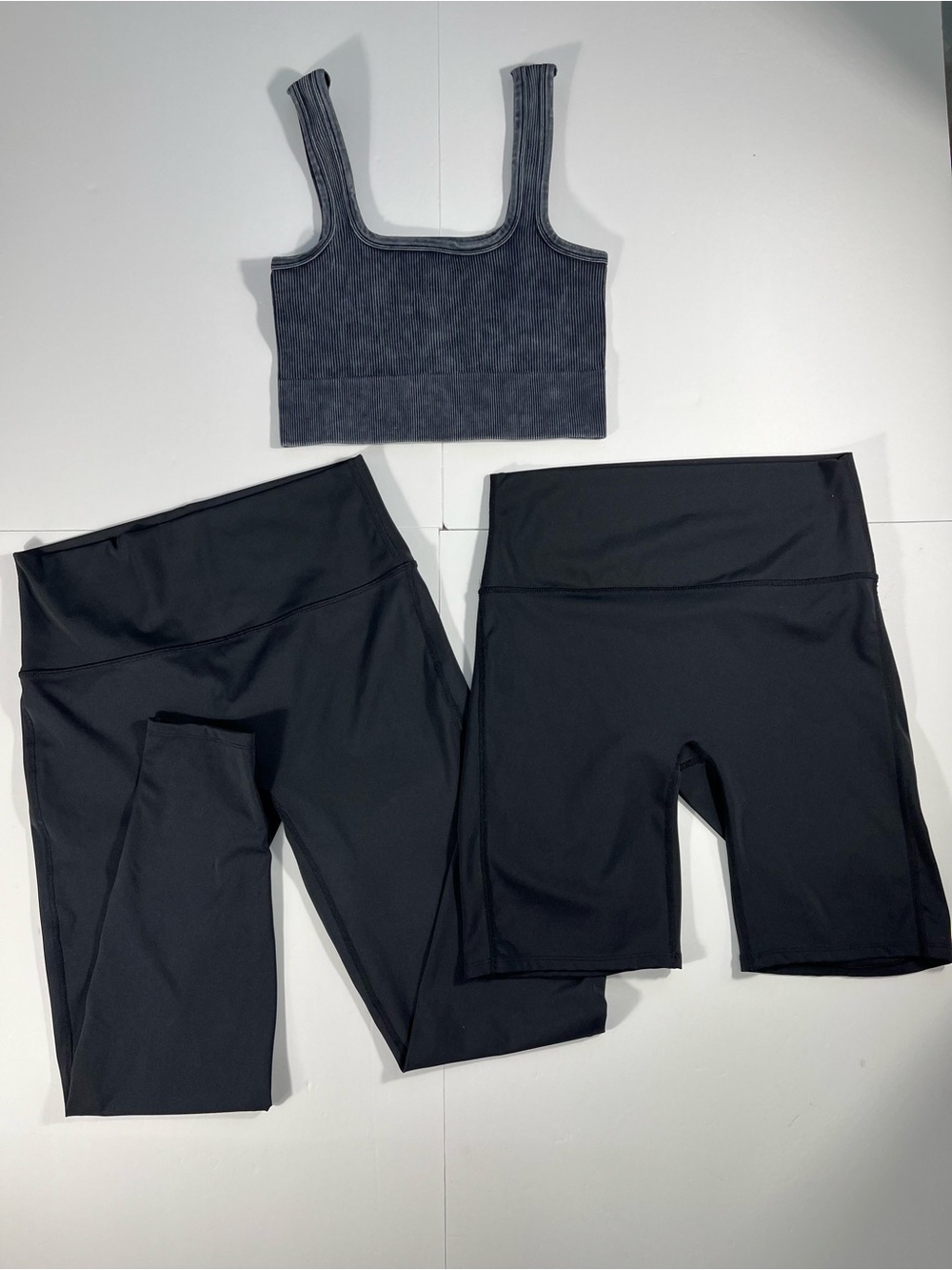 Zenana black 3 piece active set